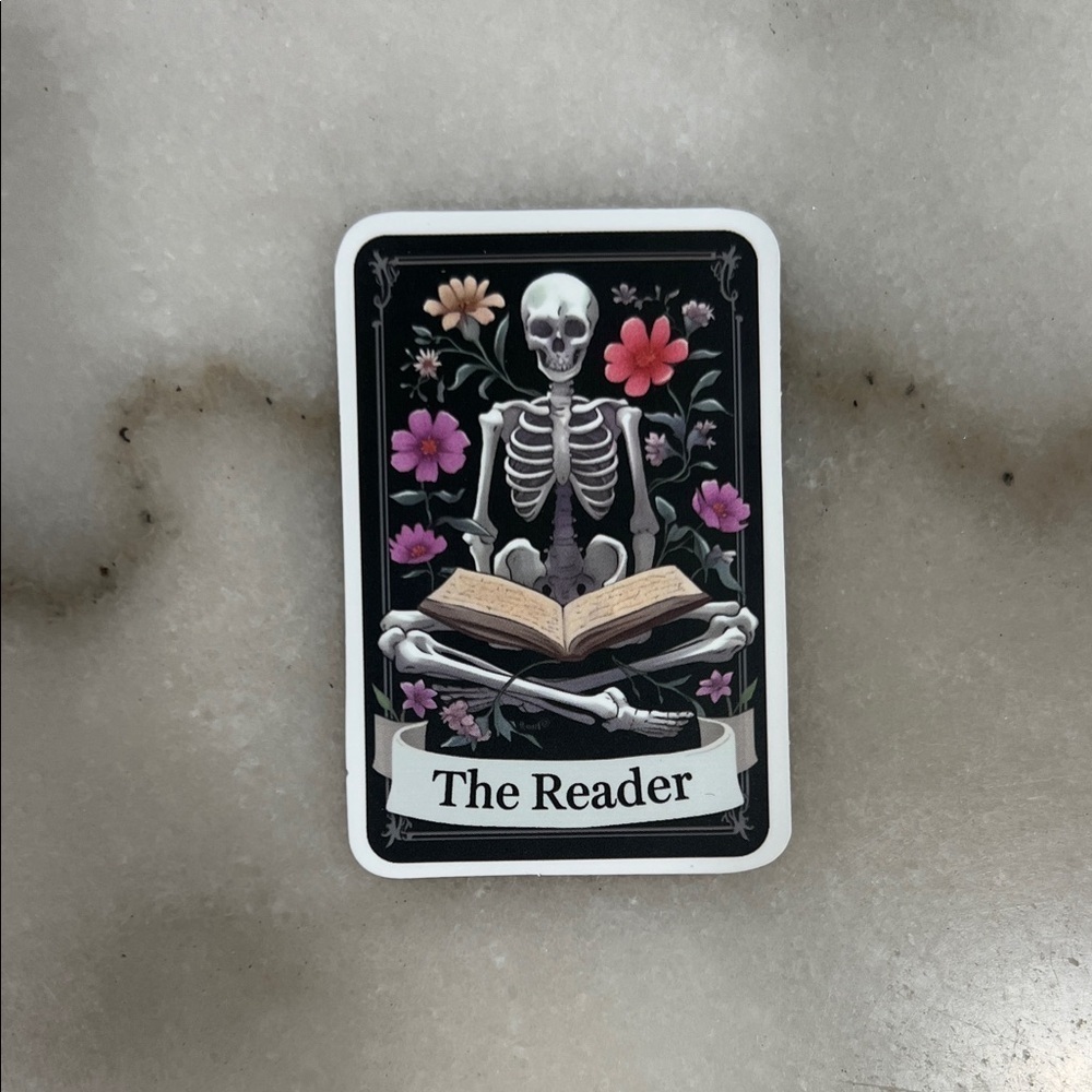Skeleton Reader Mystic Waterproof Sticker Set - Picture 9 of 9